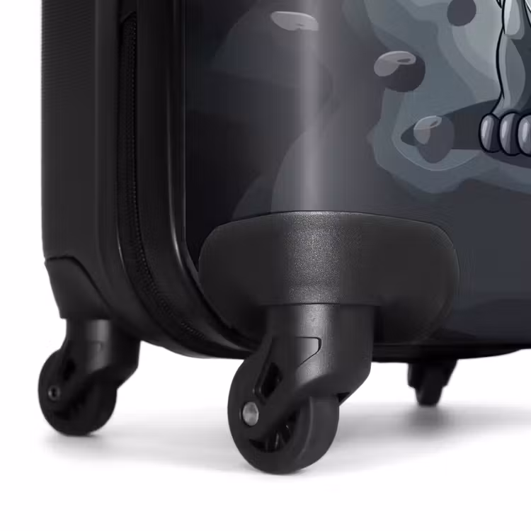 Suitcase with name - Gino gray tail — 7