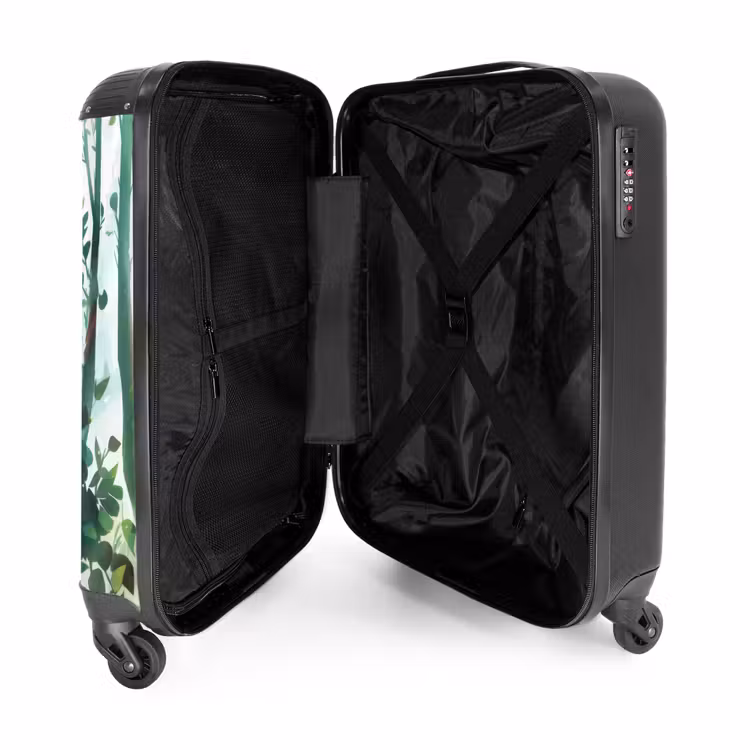 Suitcase with name - Grace greenery — 5