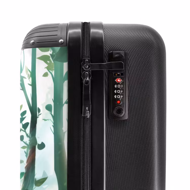 Suitcase with name - Grace greenery — 6