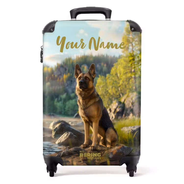 Suitcase with name - Hessel shepherd — 1