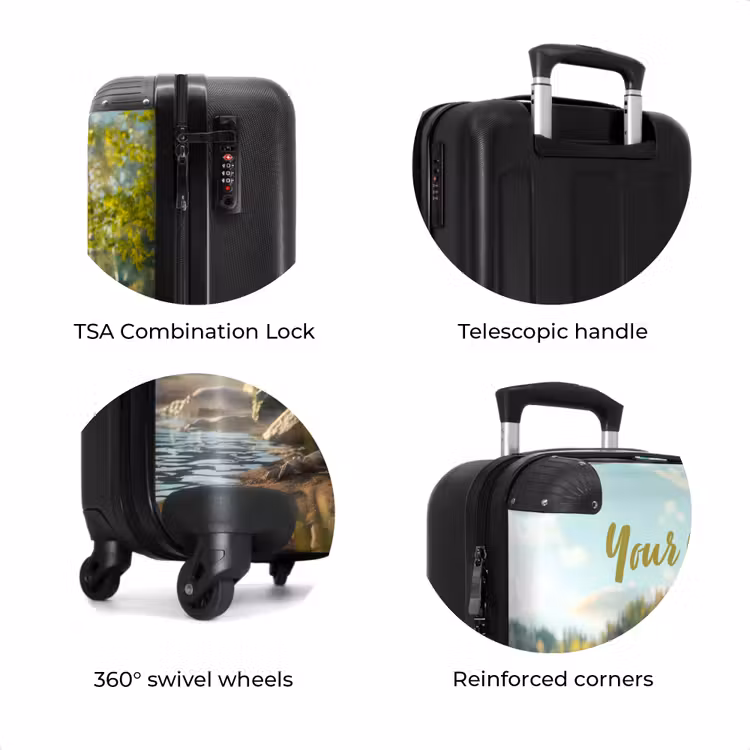 Suitcase with name - Hessel shepherd — 8