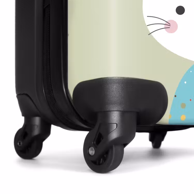 Suitcase with name - Hippie hare — 7