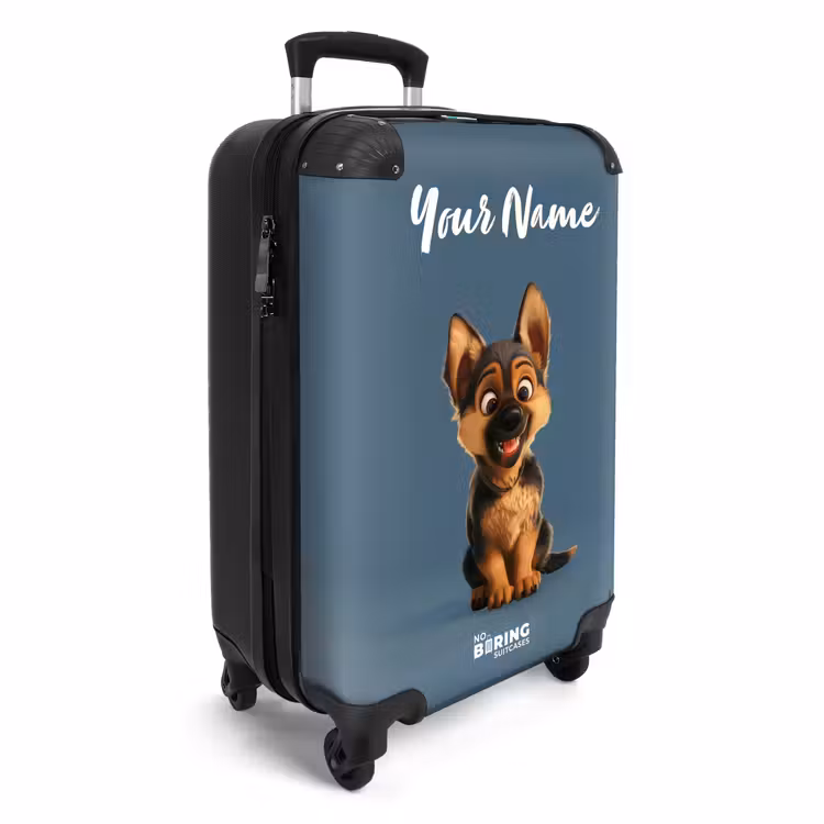 Suitcase with name - Hylke shepherd — 2