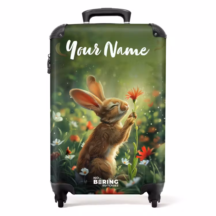 Suitcase with name - Kasper rabbit — 1