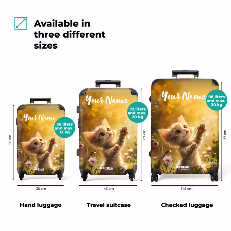Suitcase with name - Koosje kitten — 3