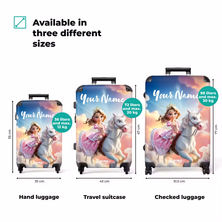 Suitcase with name - Lana air princess — 3