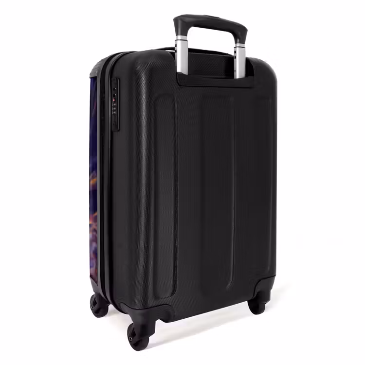 Suitcase with name - Ornate sapphire dragon — 4
