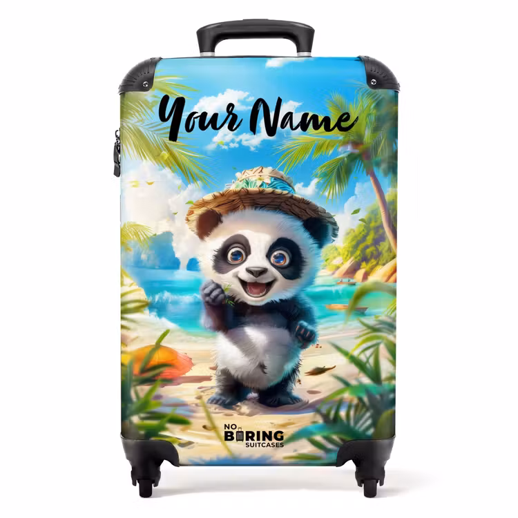Suitcase with name - Pablo panda — 1
