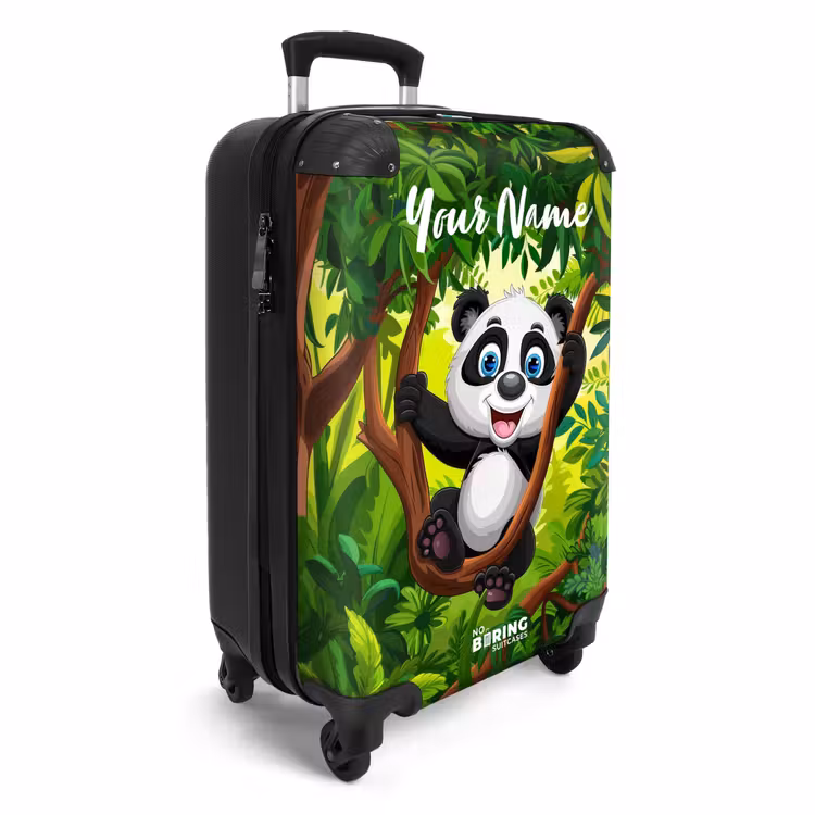 Suitcase with name - Pedro panda — 2