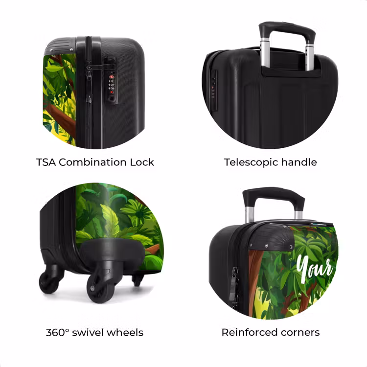 Suitcase with name - Pedro panda — 8