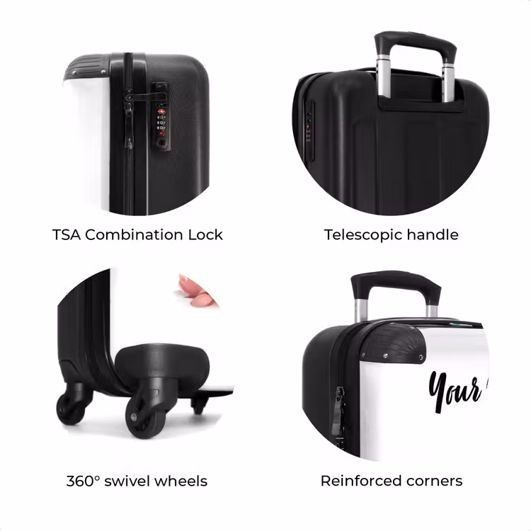 Suitcase with name - Popke puppy — 8