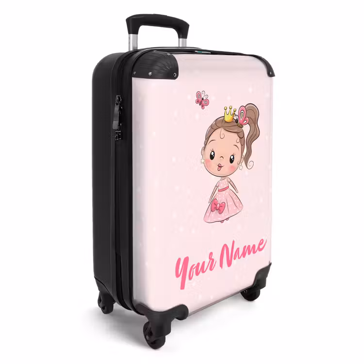 Suitcase with name - Princess pink — 2