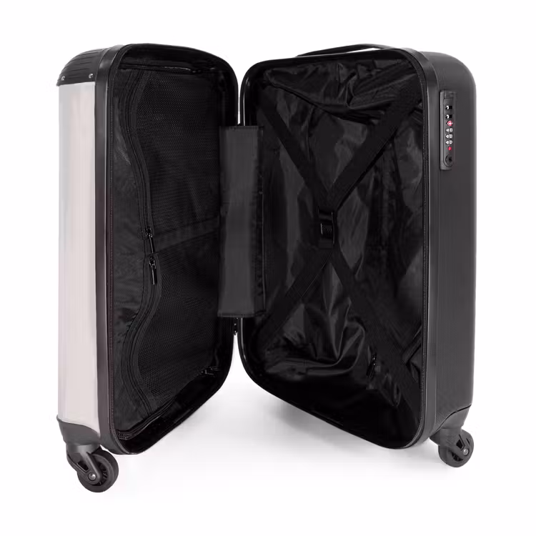 Suitcase with name - Princess with buns — 5