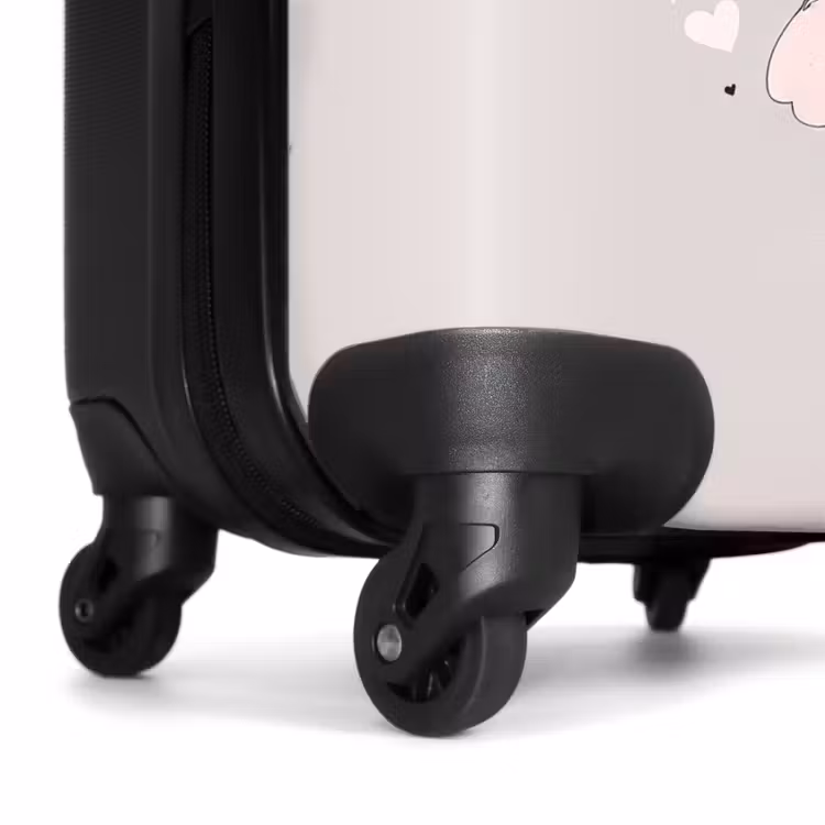 Suitcase with name - Princess with buns — 7