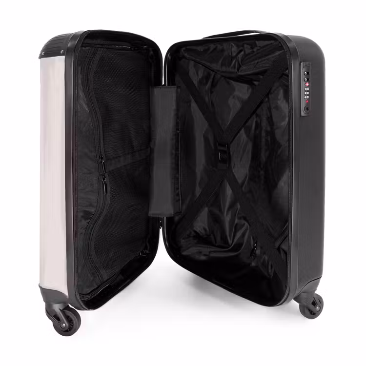 Suitcase with name - Princess with curls — 5