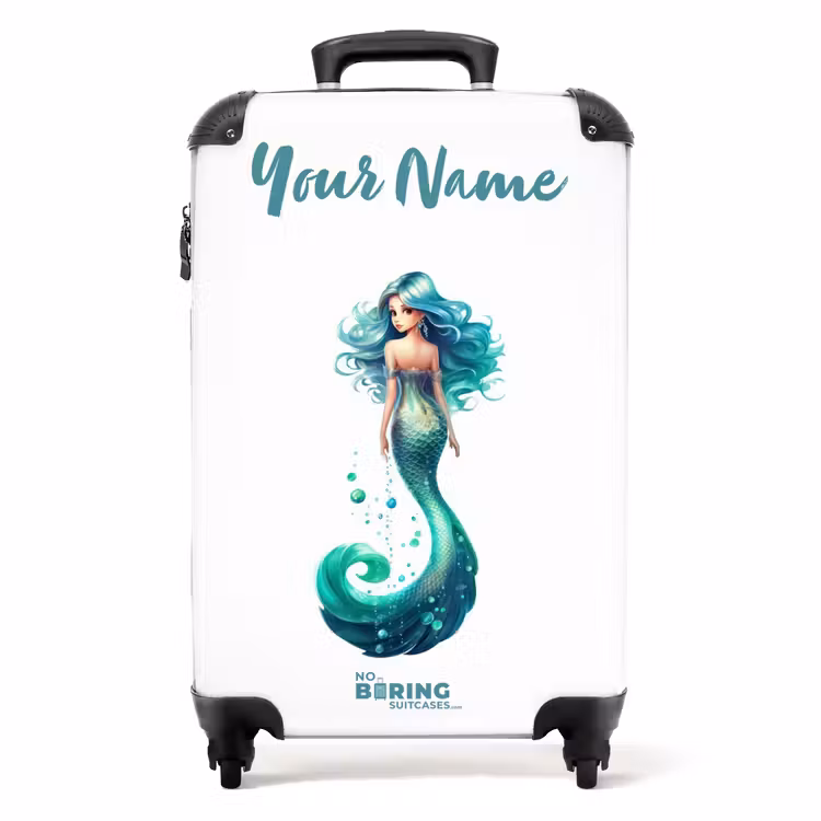 Suitcase with name - Sandra emerald — 1