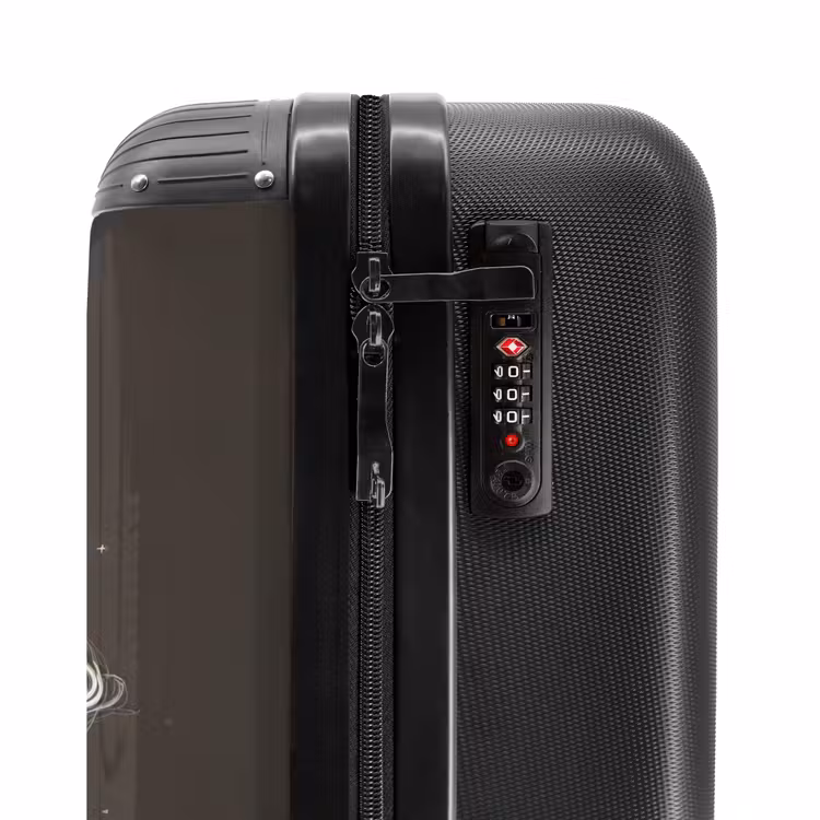 Suitcase with name - Shy princess with flower — 6