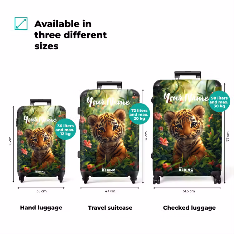Suitcase with name - Tommy tiger — 3
