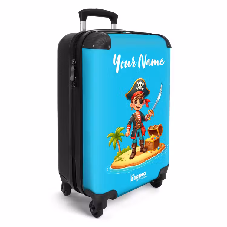 Suitcase with name - Treasure Island Santiago — 2