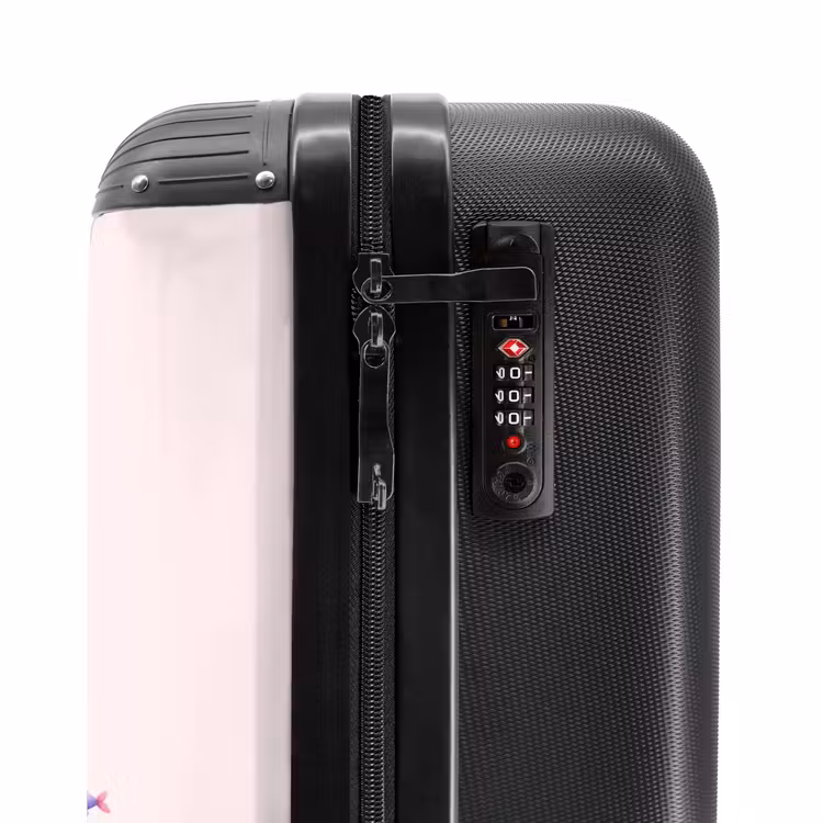 Suitcase with name - Violet fins — 6