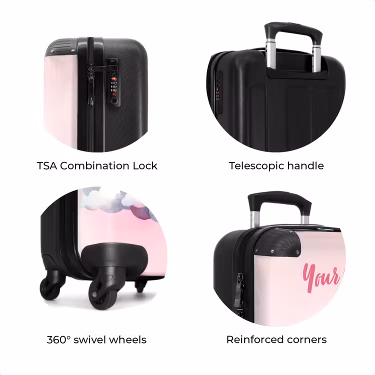 Suitcase with name - Winnie cloud princess — 8