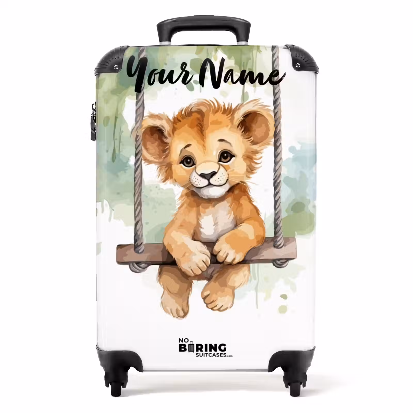 Suitcase with name - Lucas lion — 1