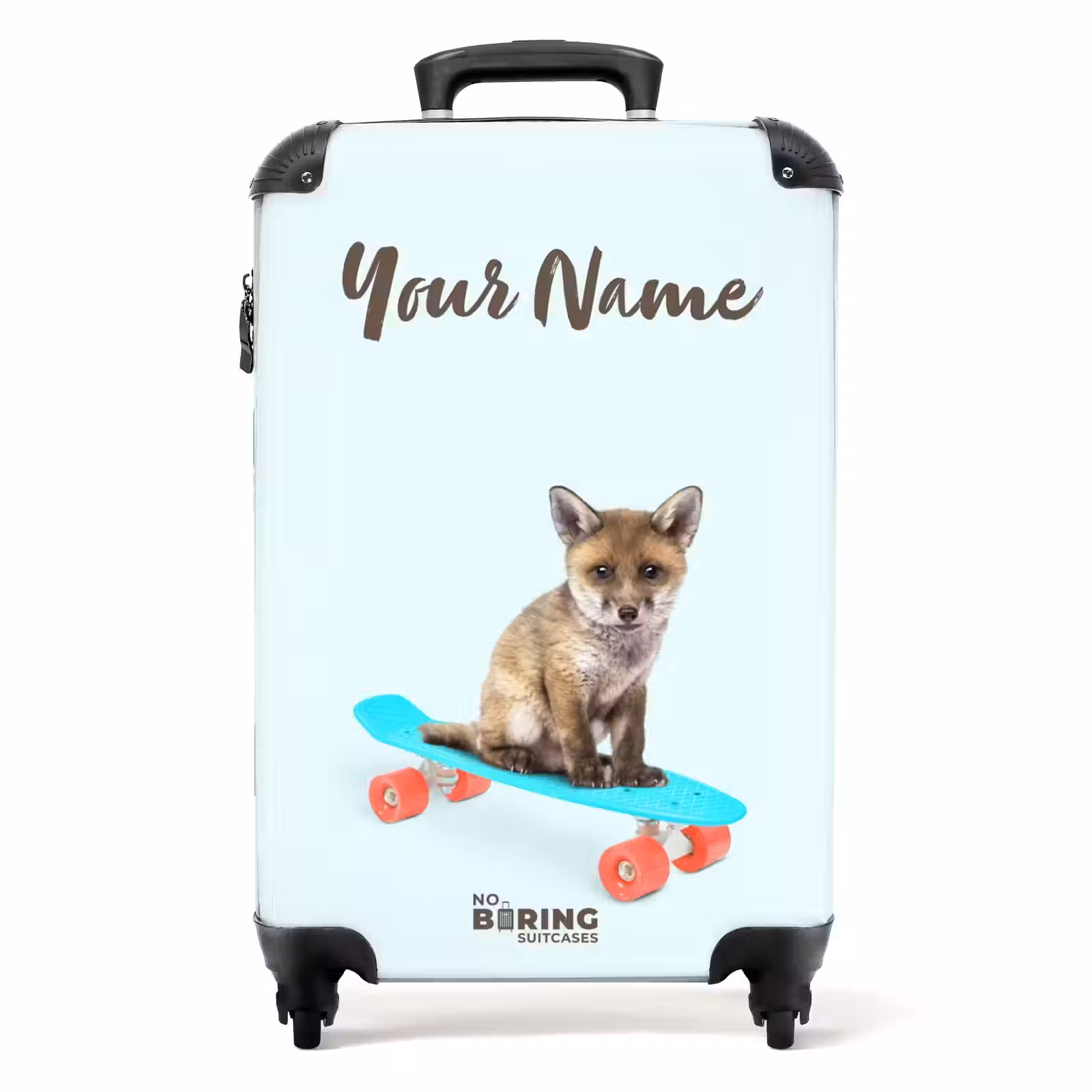 Suitcase with name - Moving fox — 1