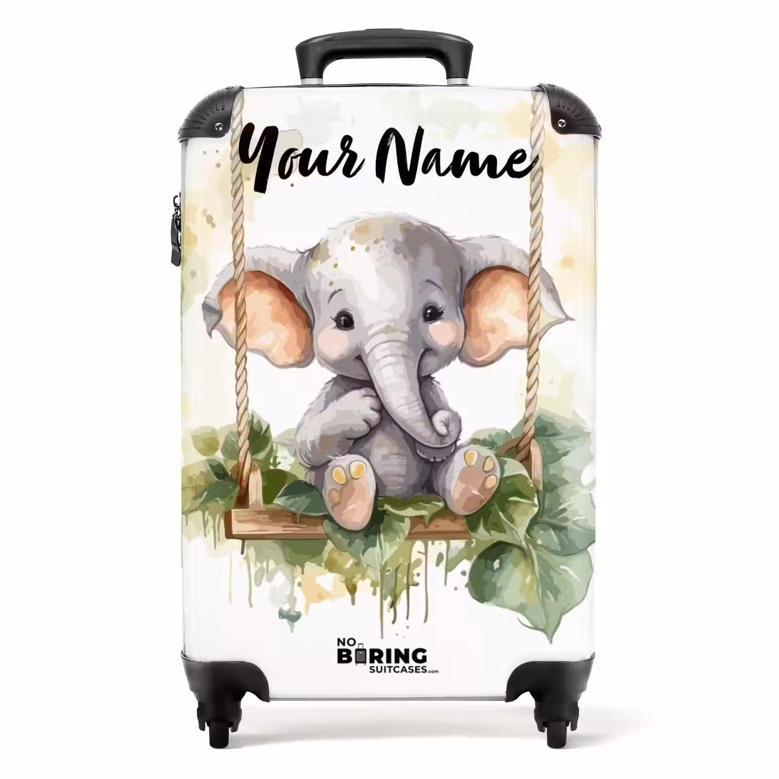 Suitcase with name - Onno elephant — 1