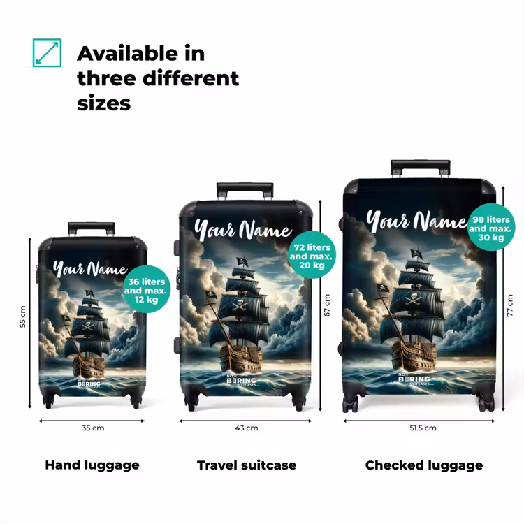 Suitcase with name - Dark Diamond — 3