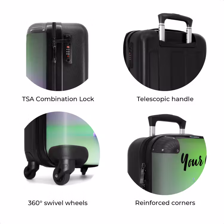 Suitcase with name - Neon Nicky — 8