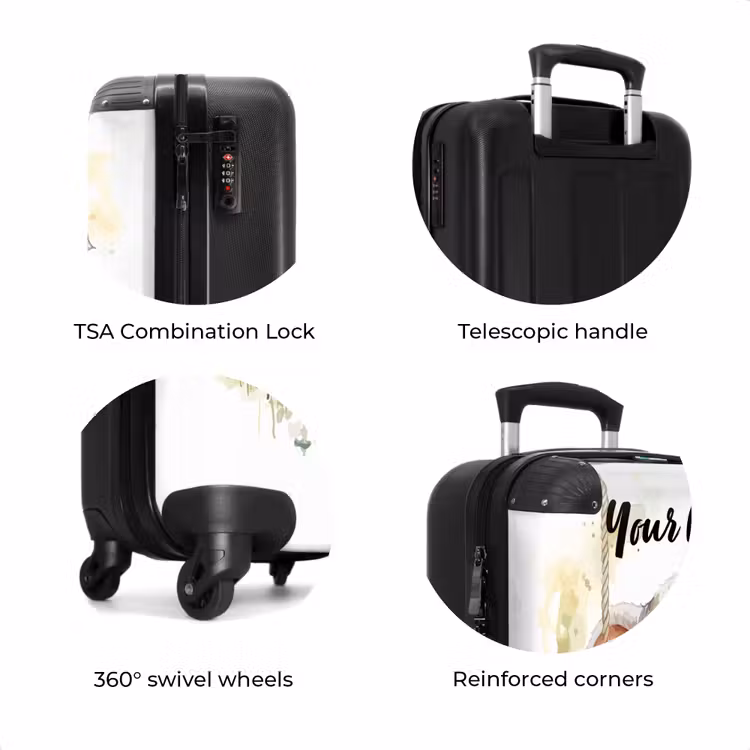 Suitcase with name - Onno elephant — 8