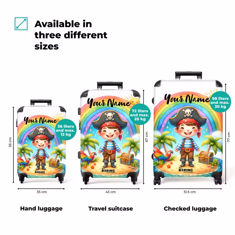 Suitcase with name - Pascal pirate — 3