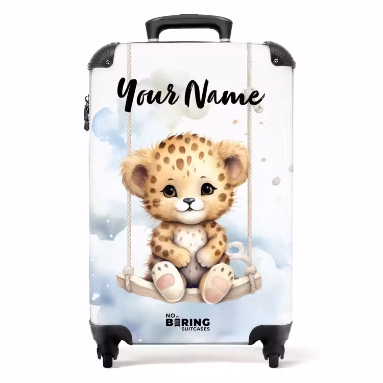 Suitcase with name - Perry panther — 1