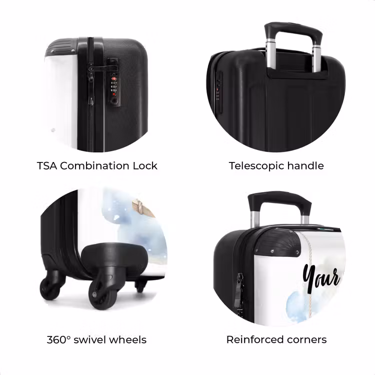 Suitcase with name - Perry panther — 8