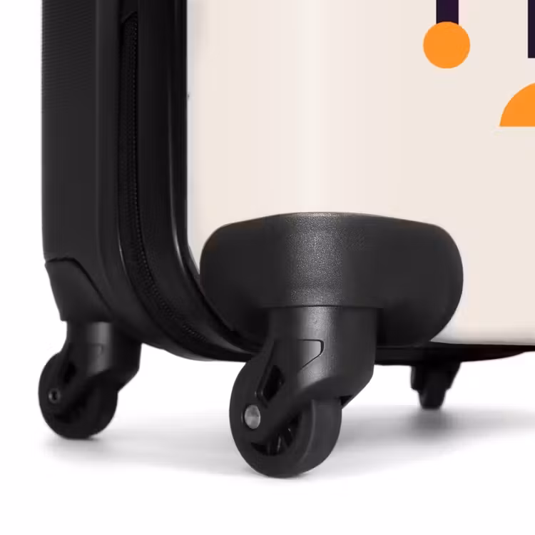 Suitcase with name - Purple pixel — 7