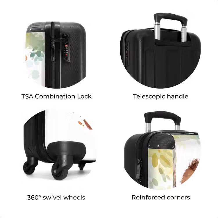 Suitcase with name - Rocking great ape — 8