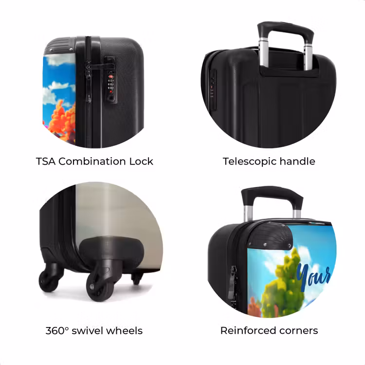 Suitcase with name - Siren speedcar — 8