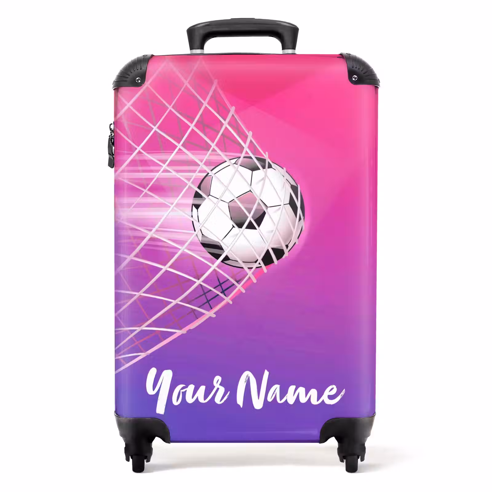 Suitcase with name - Goal-getter pink — 1