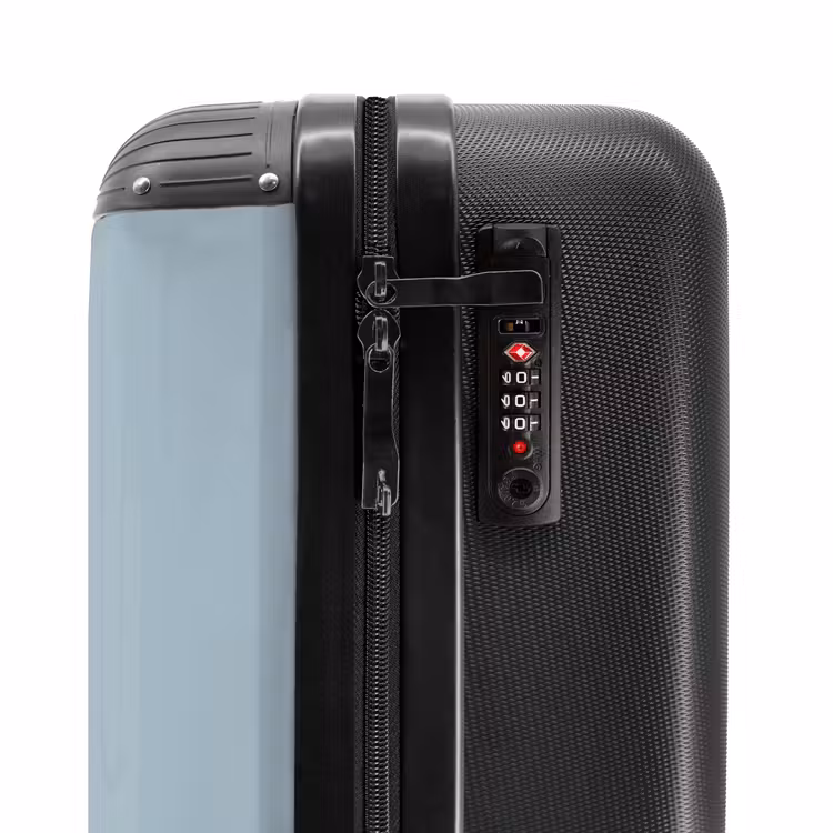 Suitcase with name - Fire engine blue background — 6