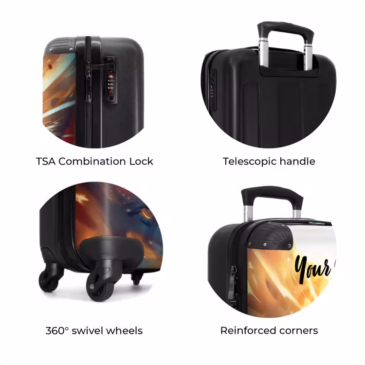 Suitcase with name - Gerard goldstar — 8