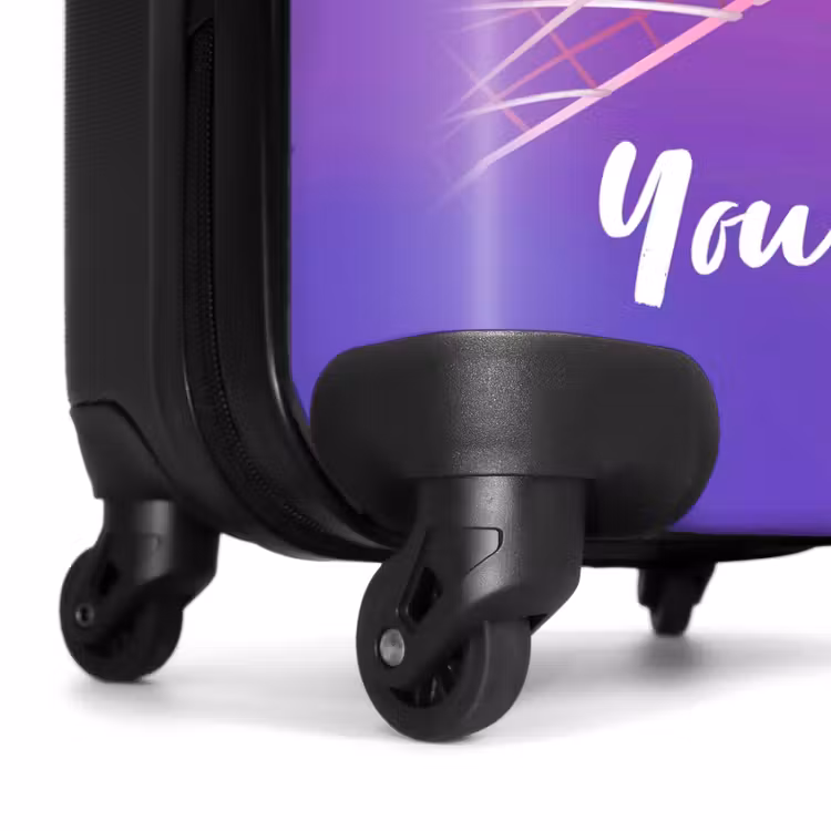 Suitcase with name - Goal-getter pink — 7