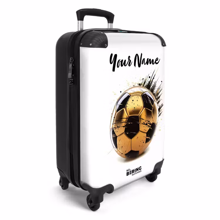 Suitcase with name - Golden goal finder — 2