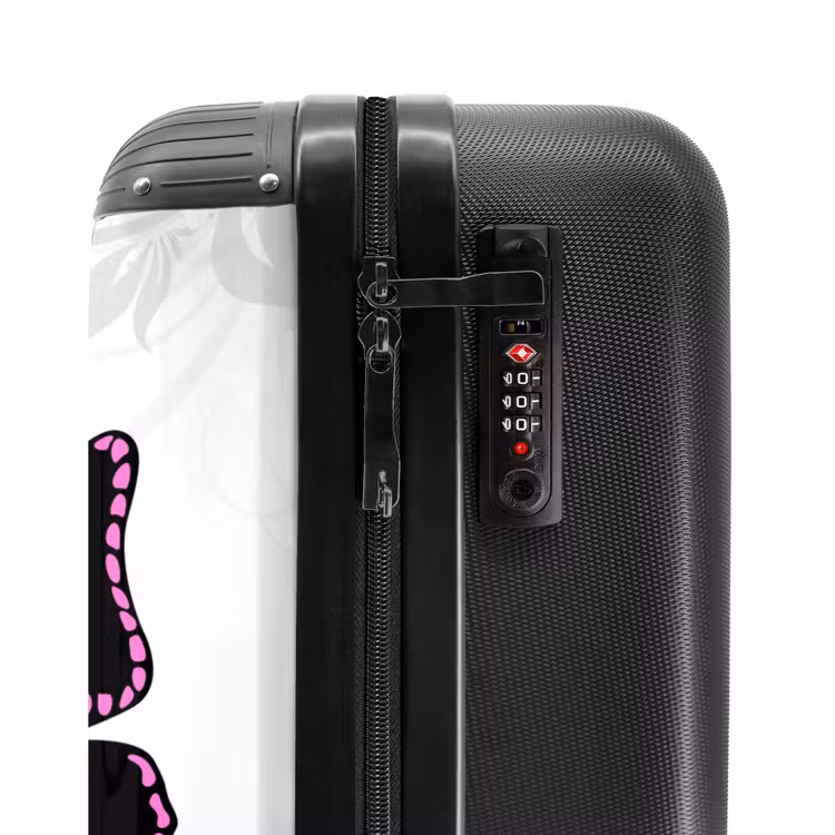 Suitcase with name - Magenta monarch — 6