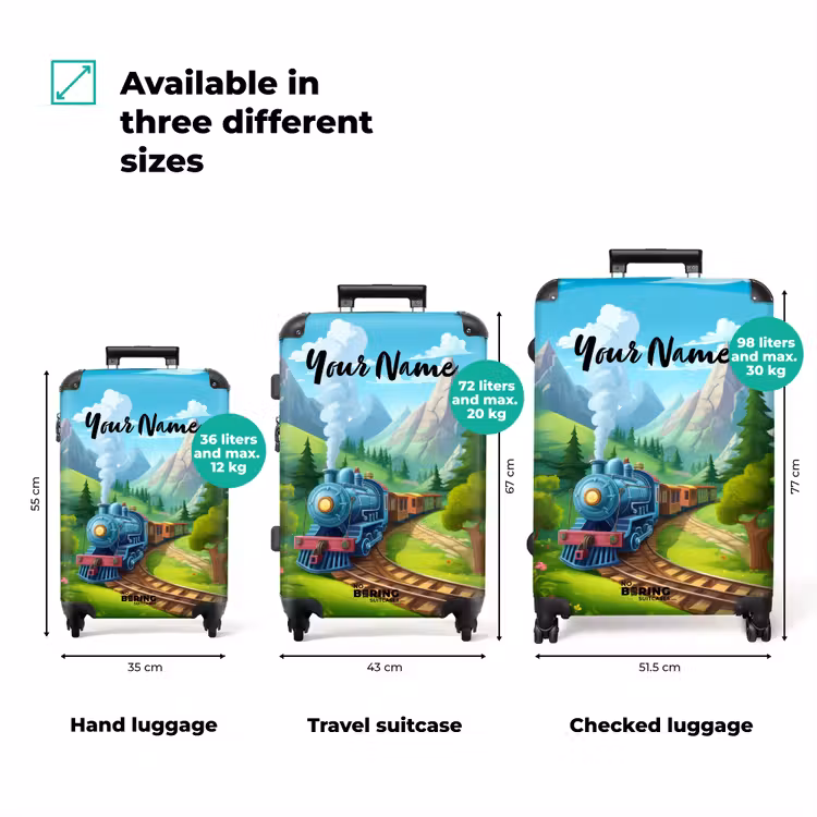 Suitcase with name - Mountain Express — 3