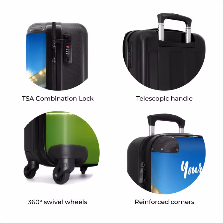 Suitcase with name - Penalty penguin — 8