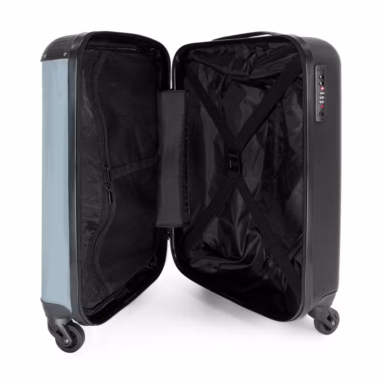 Suitcase with name - Red trigger blue background — 5