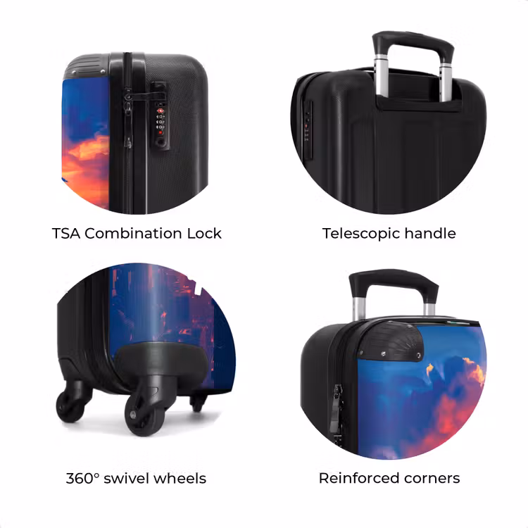 Suitcase with name - Skyscraper superhero — 8