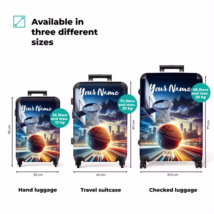 Suitcase with name - Slam dunk — 3