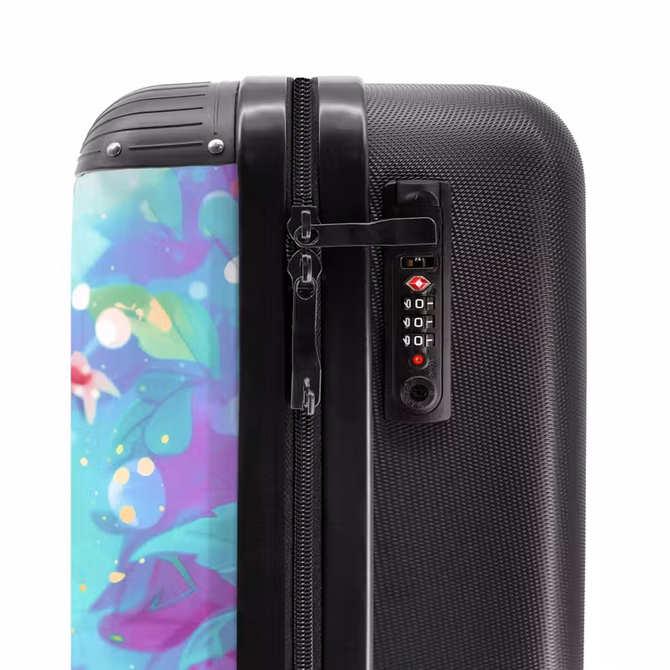 Suitcase with name - Stunning butterfly — 6