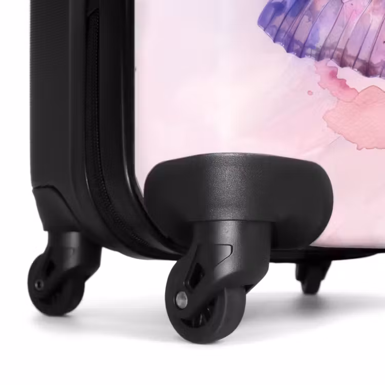 Suitcase with name - Watercolor aurora — 7
